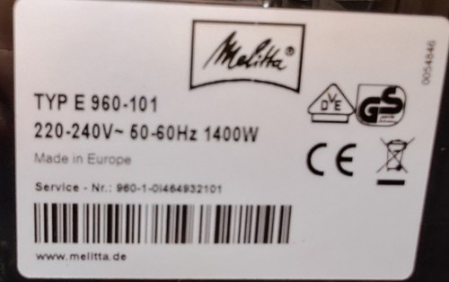 Melitta caffeo bistro - melitta,