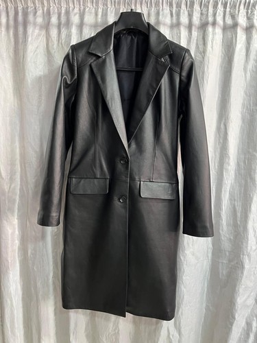 Damen schwarzer trench - schwarzer,