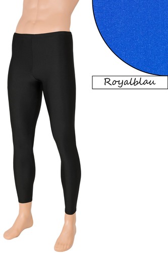 Herren leggings royalblau - leggings,