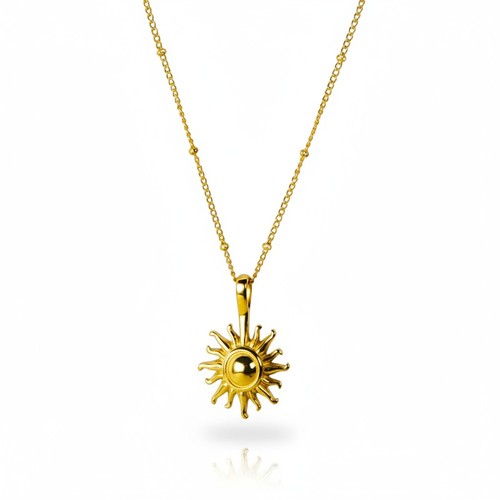 Damen sonnenkette 18k - sonnenkette,