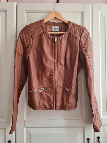 Pimkie kunstleder jacke cognac - pimkie,