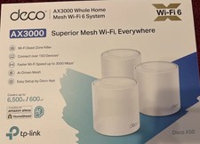 TP-LINK Deco X50 Dual-Band AX3000 Wi-Fi 6 Router-Mesh-System - Weiß (3er-Pack)