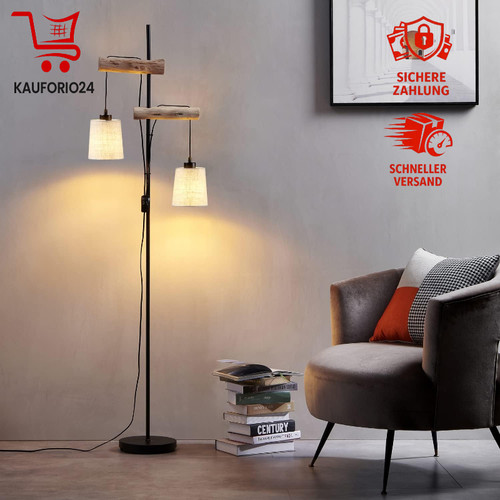 Stehlampe vintage holz - vintage,