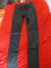 Mädchen  lederimitat Jeans