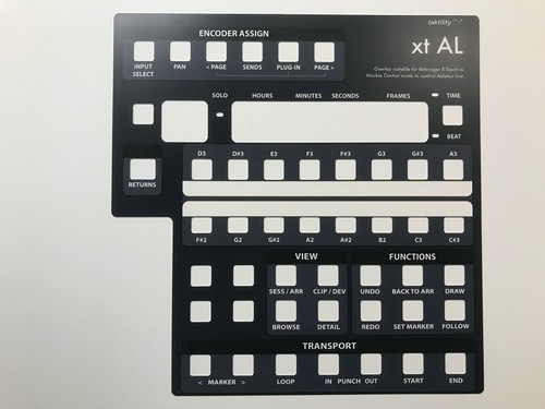Overlay für behringer - overlay,
