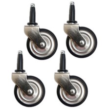 4er Set Teewagenrolle 50 mm Kunststoffrad Rolle Rad Möbelrolle Lenkrolle Wagen