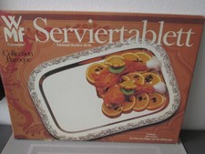 WMF Baroque Servierplatte Serviertablett Tablett  42x30,5 cm Cromargan OVP