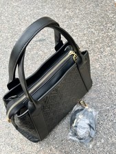 Damen Lederhandtascheschwarz