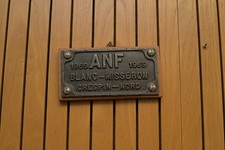ANF Blanc-Misseron Crespin-Nord 1969 SNCF SNCB Bundesbahn DB Waggonschild