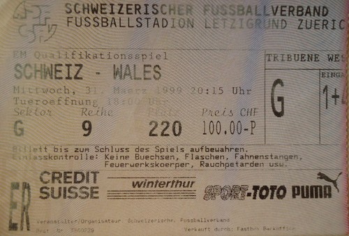 Ticket 1999 schweiz - ticket,