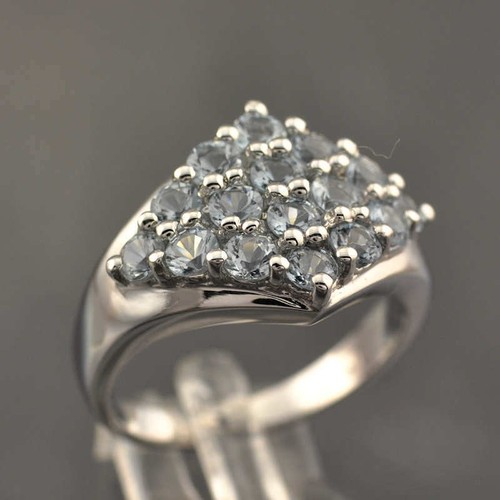 Edel aquamarin ring 925er - edel,