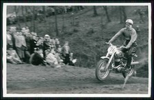 Foto AK 14x9 Motorrad Motocross-Rennen Gelände 1953-65 Nordrhein-Westfalen Nr. 3