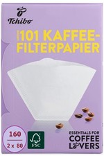 160 x Kaffee Filterpapier Gr