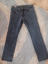 Carlo Colucci Enrico Stretch Jeans Hose Herren Gr. W34 / L30  Schwarz