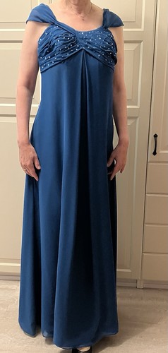 Abendkleid türkisblau - gr.42,