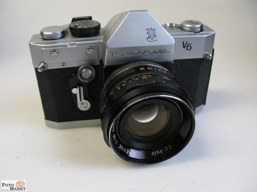 Slr kamera revue - v6, objektiv