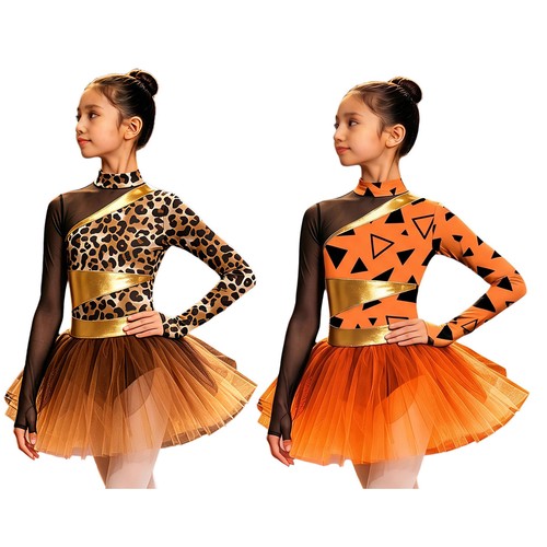 Mädchen netz gymnastik kleid - mädchen,