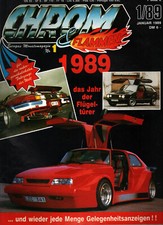 Zeitschrift Chrom & Flammen #1 von 1989 Flügeltürer Saab 900 Admiral Chevy