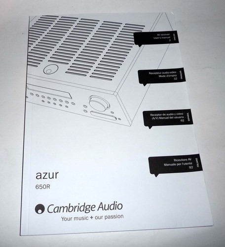 Cambridge azur 650r - azur,