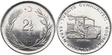 Türkei - Turkiye 2 1/2 Lira 1970 - FAO - Atatürk - IV