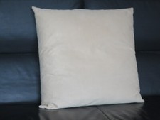 Sofakissen -  Kissen,  Microfaserkissen -  beige  – ca. 60 cm * 60 cm