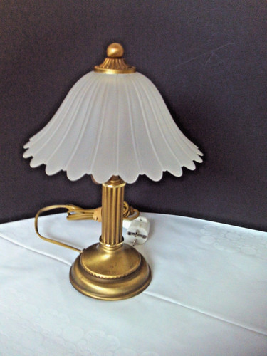 Messing tischlampe vintage - messing,
