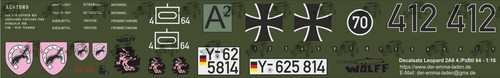 Decalsatz tamiya heng - tamiya, long