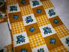 50s 60s  Fabric Vorhang Gardine Stoff Panel  Heidi  Shabby  Landhaus Vintage