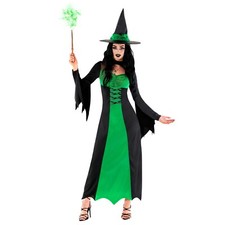 Grünes Gruselig Hexe Kostüm