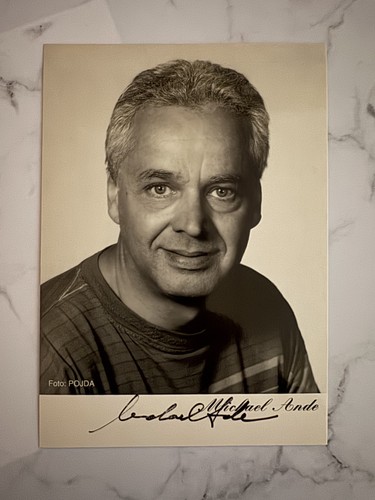 Michael ande autogrammkarte - michael,