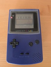 Nintendo Game Boy Color CGB-001 Lila Retro Handheld inkl. neuer Scheibe,getestet