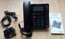 Fysic FX-3940 - Kabel Schnur Senioren-Telefon mit Display/Licht, Großtasten