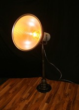 smart home Studiolampe - Stehlampe - Industrial style Schwarz / Silber Unikat