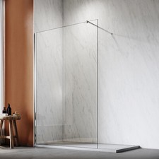 Walk In Duschabtrennung Duschwand Dusche Duschkabine mit 8mm Nano ESG Glas H:200