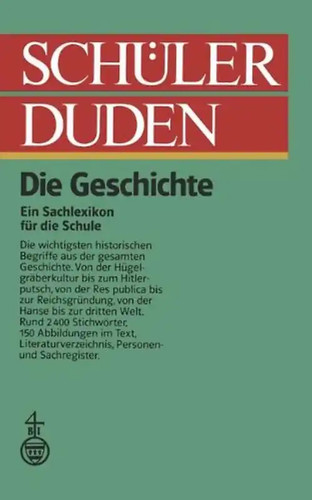 Schülerduden die geschichte - schülerduden.,