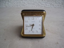 Reisewecker Europa 2 Jewels klappbar Handaufzug voll funktionsfähig 60-70er Jahr