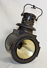 alte ZUGSCHLUSSLEUCHTE Eisenbahn DB Laterne Signallampe Licht Oldtimer