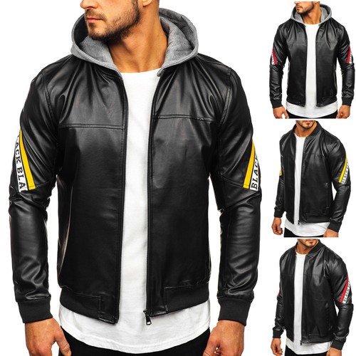 Kunstlederjacke biker - kunstlederjacke,