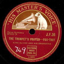 KING OLIVER & ORCH. The Trumpet's Prayer / Call of the Freaks   78rpm    X3478