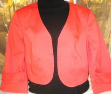 reizendes Bolero Jäckchen Gr. 42 lachsrot rot bonprix selection neuwertig