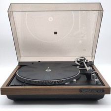 Dual Electronic Direct Drive (CS-704) Schwarz/Holz - Turntable - Zustand GUT!
