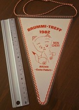 Wimpel für LKW * BRUMMI TREFF 1982 * Mon Chery * Nostalgie * Vintage * Laster 