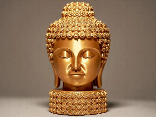 Buddha kopf skulptur - buddha, |