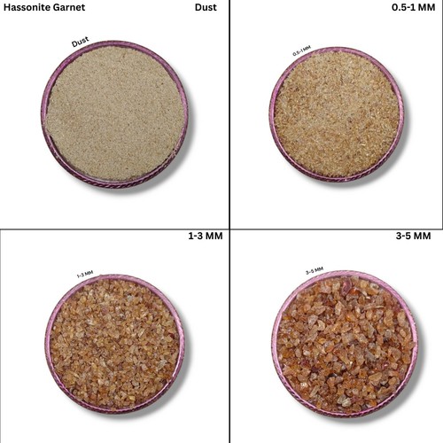 Zerkleinerter hassonit granat - hassonit,