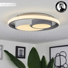 LED Wohn Schlaf Zimmer Raum Flur Leuchten modern dimmbar Decken Lampen weiß/grau