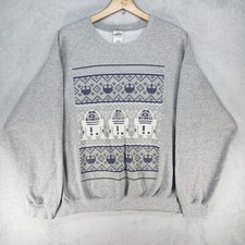 Star wars Herren Pullover Sweatshirt Gr. XL Grau Sports Pulli 50%Baumwol 50%poly