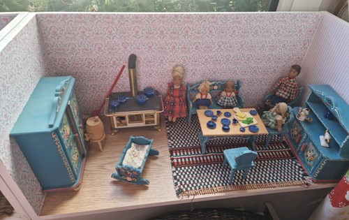 Puppenstube stube esszimmer - puppenstube,
