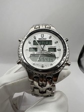 Seiko H021-8050 Ana-Digi World Time Quarzuhr voll funktionsfähig