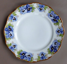 1 Kuchenteller Rosenthal Victoria Luise Chrysantheme Stiefmütterchen DM ~19,5cm 