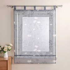 Raffrollo mit Schlaufen